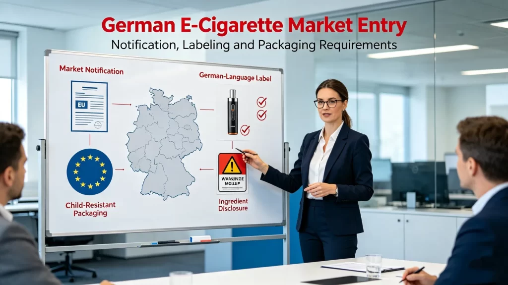 TPD, EU-CEG, Packaging & Compliance Guide Vape Products in Germany
